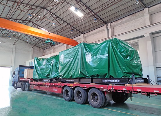 One unit GUP-50E2250F(Rated Power: 1679KW) Engine Power Assembly(Horizontal Type) has been shipped to Russian in January, 2023.