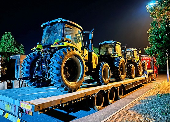 Six units Wheel Tractor(Model No.: EN1504C&EN1004C) have been shipped to Russia in March, 2023.