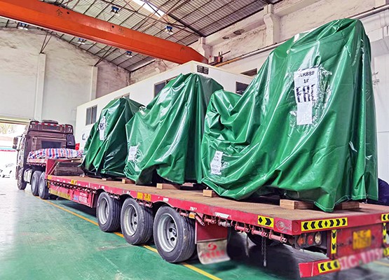 In February, 2022,Three units GUP-Q19E750P (Rated Power: 551KW) Engine Power Assembly have delivered.