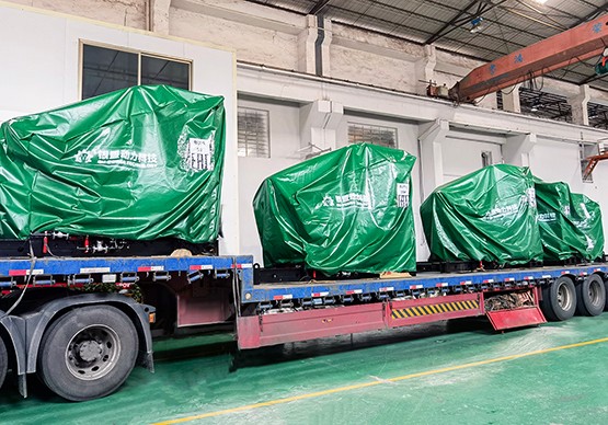 April 16th, 2022,Four units GUP-Q19E600P (Rated Power: 447KW) Engine Power Assembly have delivered.