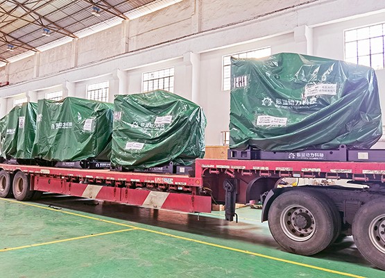 In June, 2022,Two units GUP-Q19E600P (Rated Power: 447KW) & Two units GUP-38E1400P (Rated Power: 1045KW) Engine Power Assembly have delivered.
