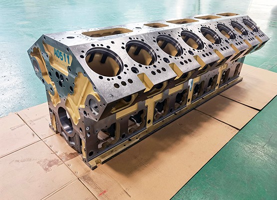In September, 2022,One pc KTA50 Engine Cylinder Block were delivered.