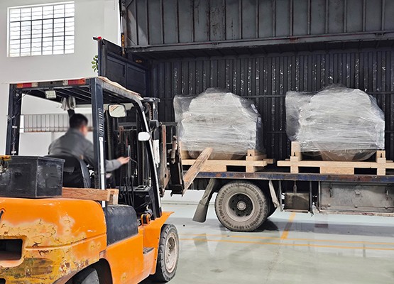 Two units diesel engines with the model number QST30-C have delivered in Feb, 2025