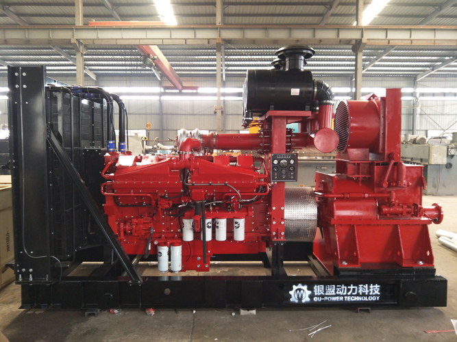 2 sets Cummins oilfiled power system KTA38-C1300 are finished.